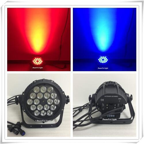 50pcs High Bright par64 18x10w rgbw led par 18pcs 10w par led stage led uplight washing dj effect