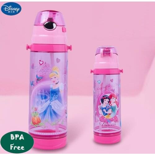 600ml Disney cartoon Mickey children water cup BPA Free summer plastic student large-capacity water cup convenient