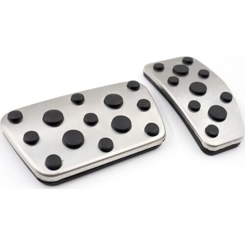 Car Brake Fuel Gas Accelerator Foot Pedal Cover For Toyota Cruiser For Lexus LX GX X570 2013 2018 Car Styling