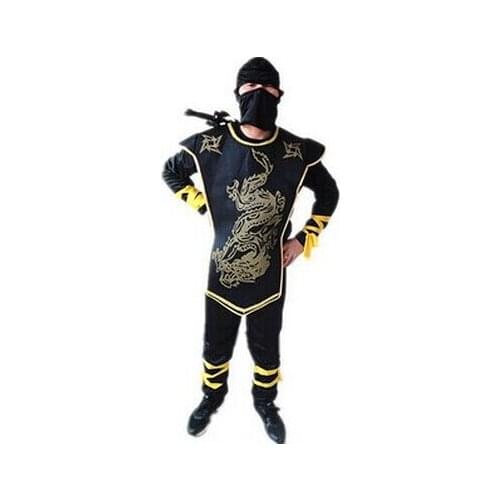Free shipping 2016 Superior quality Fashion new style ninja costume party fantasia ninja grim reaper fast deliver exotic apparel