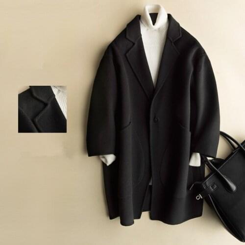 Casaco feminino 2020 Casual Autumn Winter Jacket Women Wool Coat Female Double-side Cashmere Coats manteau femme CS1702