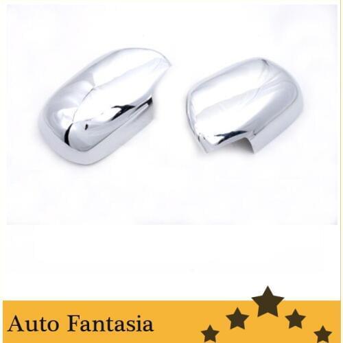 Chrome Side Mirror Cover (Oval) for Toyota Hiace 05-12