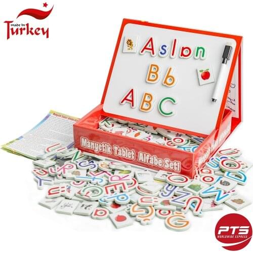 Magnetic Tablet Letter Recognition Spelling Game Alphabet Set Educational Magnetic Intelligence Toy for Home Kindergarten School
