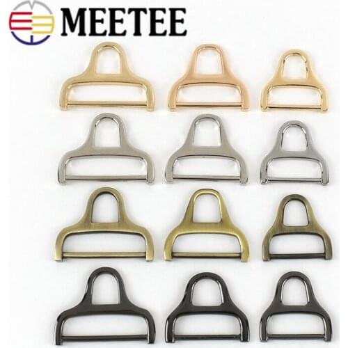 5pcs Metal Buckles for Bag Side Clip Decorative Buckle Webbing Strap Hanger Connector Clasp DIY Hardware Accessories