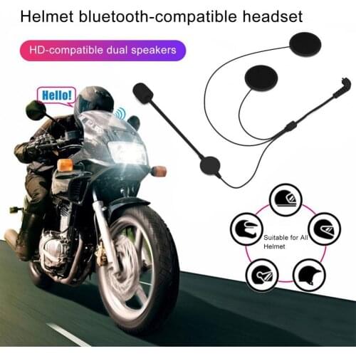 Helmet Microphone Noise Reduction Clear Easy Installation Helmet Bluetooth-compatible Headset Microphone for Motorcycle