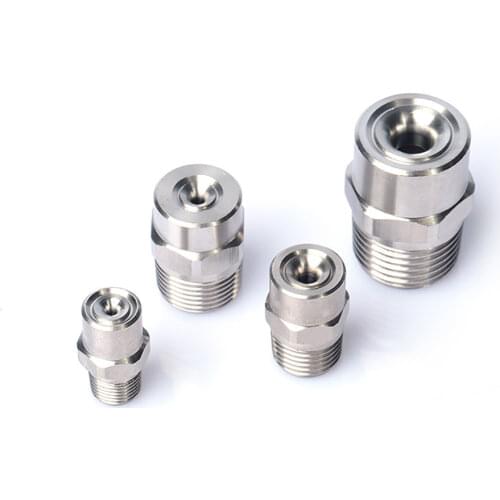 Stainless Steel Wide Angle Solid Cone Industrial Spray Cleaning Humidification and Dust Removal Nozzle