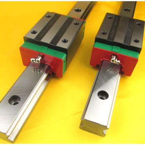 New HIWIN HGR15 Linear Guide Rail 300mm With 2Pcs Of Linear Block Carriage HGH15CA HGH15 CNC Parts