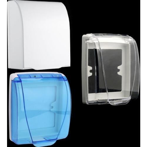 Plastic Switch Waterproof Cover Box Wall Light Socket Doorbell Flip Cap Cover Durable Switch Waterproof Box