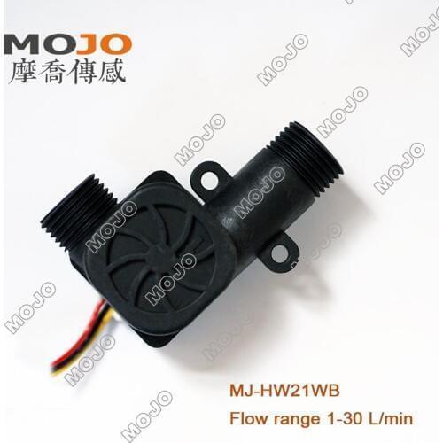 Flow Meter MJ-HW21WB(5pcs/lot) OD:1/2" 1-30L/min New Intelligent water dispenser Hall flow sensor