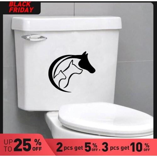 Removable Dog Wall Art Decal Decoration Fashion Sticker Removable Vinyl Mural Wallpaper Wall Sticker Removable Self Adhesive