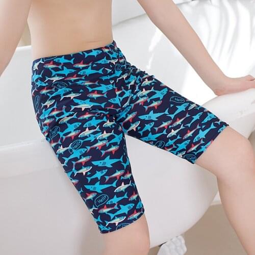 2021 Summer New Cartoon Swim Trunks Boys Sports Surfing Fifth Pants Soft Elastic Quick Dry Breathable Boy Shorts for Swimming