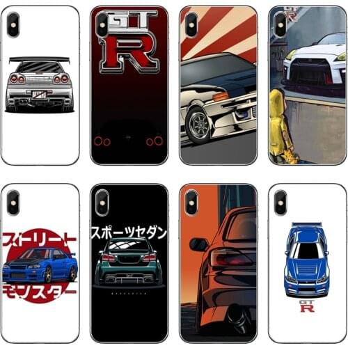 Sports car Skyline R-Gtr Silicone Phone Case For Huawei Honor 20 10i 9X 10 Lite 8S 8C 8X 7C 7X 7A 6C Pro 6 6A 6X 5C V10