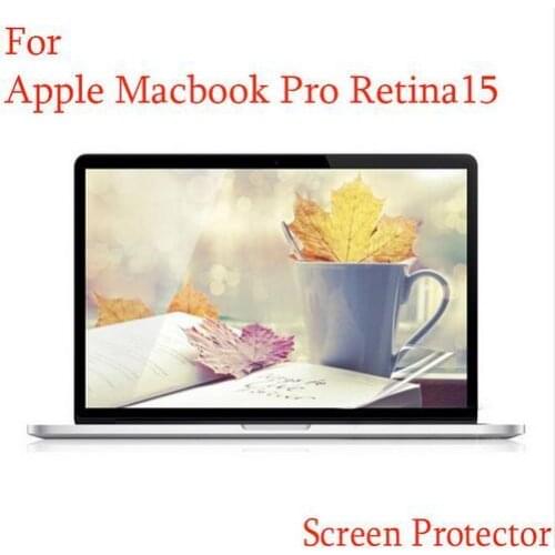 HRH Slim High Quality 100PCS High Definition Blu-ray Screen Protector Film Guard For Macbook Pro Retina 15 15.4 Inch A1398