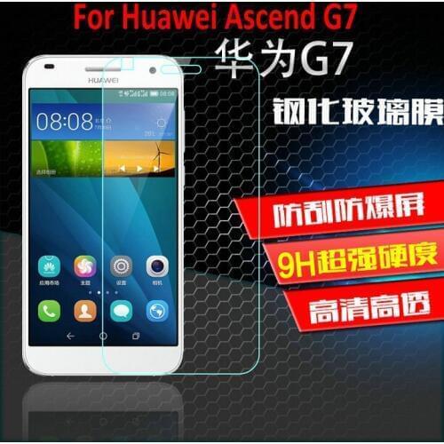 Explosion-proof Tempered Glass Screen Protector For Huawei Ascend G7 G 7 C199 Glass Protective Film For Huawei Ascend G7 5.5"