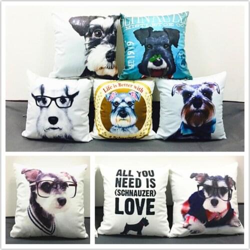 1Pcs 2016 Fashion Square Printing Cartoon VIP pet dog pillow Customized Throw Pillow case Home Decorative pillow Cojines