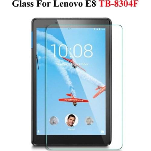 2PCS Tempered Glass Protective Film Explosion-proof 9H LCD Screen Protector For Lenovo Tab E8 TB-8304F 8304F 8.0 inch Tablet