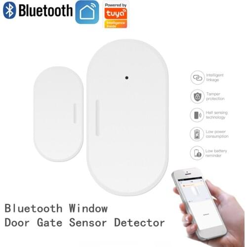 3/2/1pcs Bluetooth Smart Window Door Open / Closed Detectors Wireless Home Security Alarm System Magnetic APP Remote Controlled