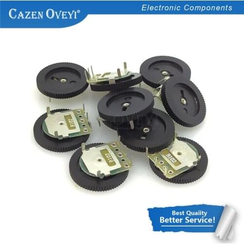 5pcs/lot Gear tuning potentiometer B203 20K 3pin 16*2mm Dial Potentiometer