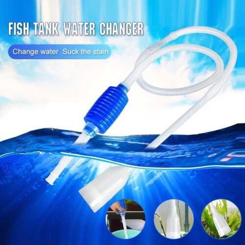 Aquarium Fish Tank Vacuum Water Change Siphon Gravel Suction Pipe Filter Fr Fish Tank Vacuum Water Change Pump Tools Filters
