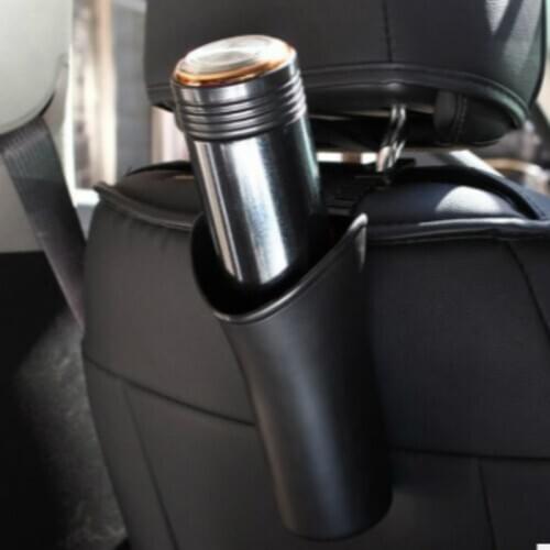 Car-mounted trash can umbrella storage auto hanging folding umbrella cover cup holder multi-function storage bucket Universal