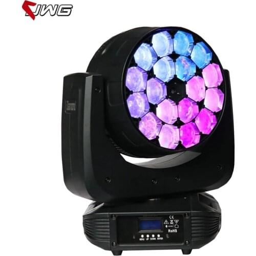 Free Shipping LY 18X15W RGBW 4 In 1 Diamond LED Zoom Moving Head Light DMX Dj Party Wedding Club
