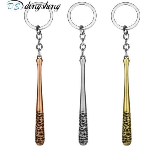 Dongsheng Baseball The Walking Dead Keychain Negans Bat LUCILLE Keyring Men Car Women Bag Key Chain Pendant Chaveiro Jewelry