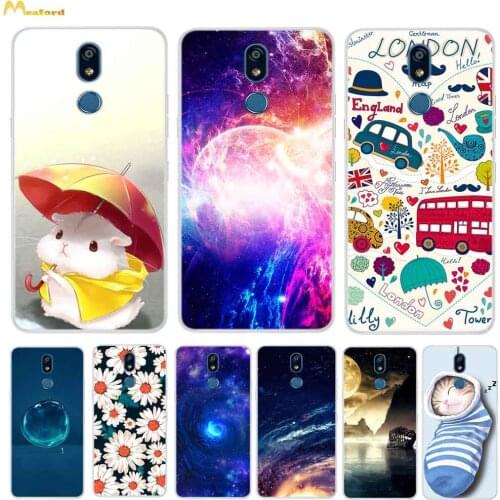 For LG K12 Plus Case For LG K40 2019 Case Silicone Phone Cover For LG X4 2019 Case LMX420 K12plus k 40 Wonderful Star Space Skin