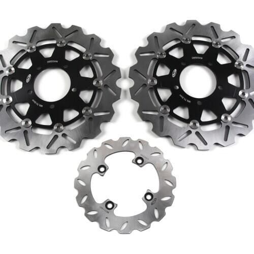 For Kawasaki ER6N 2006 - 2015 Front Rear Brake Disc Disk Rotor Kit Motorcycle ER-6N 2007 2008 2009 2010 2011 2012 2013 2014 ER6F