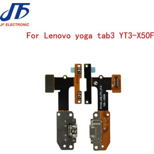 For Lenovo YOGA Tab 3 YT3-X50F p5100 USB Charge charging Volume Up Down Connector Plug Dock Socket Port Flex Cable 10pcs