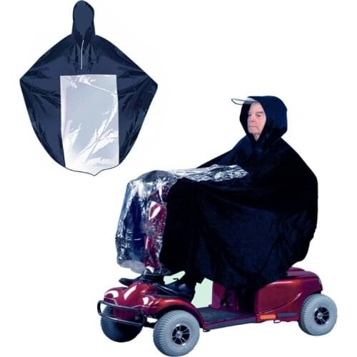 Large Motorcycle Cloak Raincoat Waterproof with Hood Electric Car Poncho Bicycle Riding Protection Supplies Rain Gear