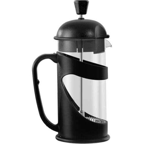 French Press Pot Coffee Powder Brewing Filter Cup Net Household Milk and Tea Maker Hand Brewed Coffee Filter Glass Jug 350/600ML