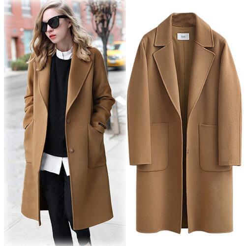 Женские шерстяные пальто HSTZSWZ China At AliExpress