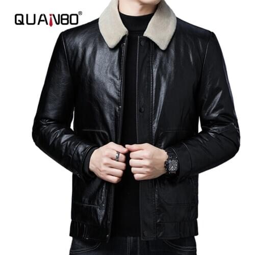 Quality 90% White Duck Down Mens Down Leater Jacket Winter New Men Liner Detachable Fashion Turndown Collar Warm for Coat