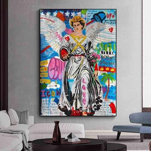 Dunk Sports Basketball Player Graffiti Art Canvas Painting Posters and Prints Boy Bedroom Wall Decorative Pictures Home Decor