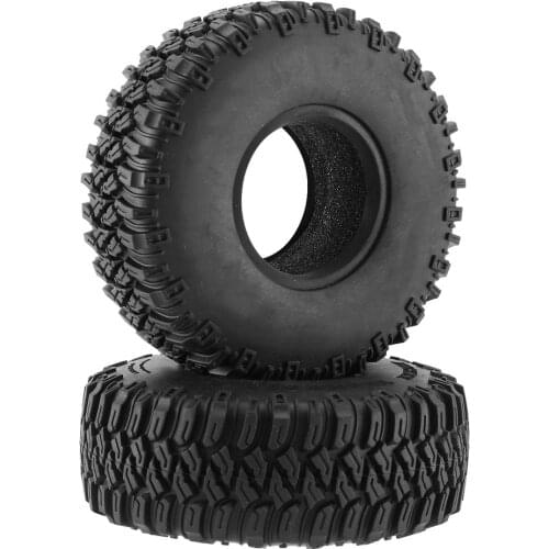 4Pcs 1.55" Soft Rubber Wheel Tires 1.55 Inch Tyre AX-2020 For RC Crawler Car CC01 LC70 LC80 RC Car Parts Accessories