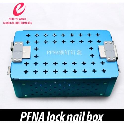 PFNA locking nail box aluminum alloy disinfection box high temperature and pressure resistance