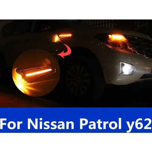 Body LED streamer turn warning light exterior atmosphere light Streamer light turn warning light For Nissan Patrol y62