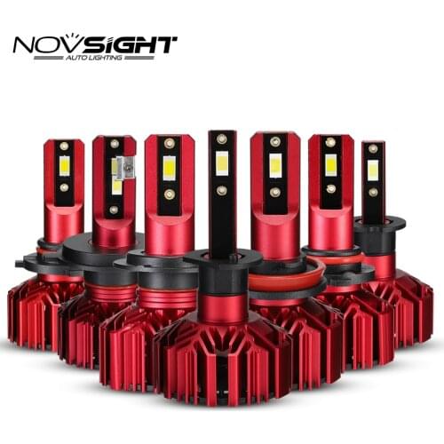 NOVSIGHT H4 H7 H11 H1 H3 9005 9006 HB4 Light Bulbs for Car Hi-Lo Beam LED Headlight 60W 10000LM Headlamp Kit 6000K Auto Car Lamp