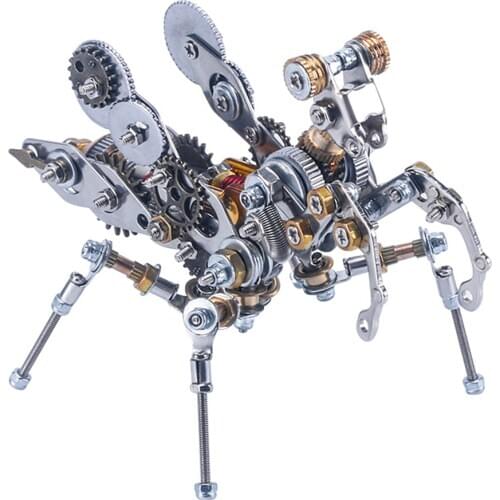DIY Metal Puzzle Model Kit 3D Assembly Crafts model building kits for kids - Mechanical Prayer Insect