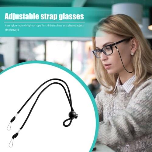 Nylon Hat Windproof Rope Elastic Hat Chin Cord Strap Mask Cord Fasteners