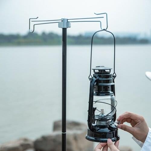 16mm Cloud Wing Double Head Lamp Holder Outdoor Mountain Outdoor Camping Tent High Load-Bearing Aluminum Alloy Portable Foldable