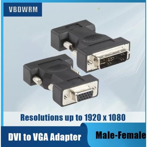 DVI-I or DVI-A to VGA adapter converter DVI-A male to HD15(VGA) female adapter for SPARKLE GTX 550 Ti and more