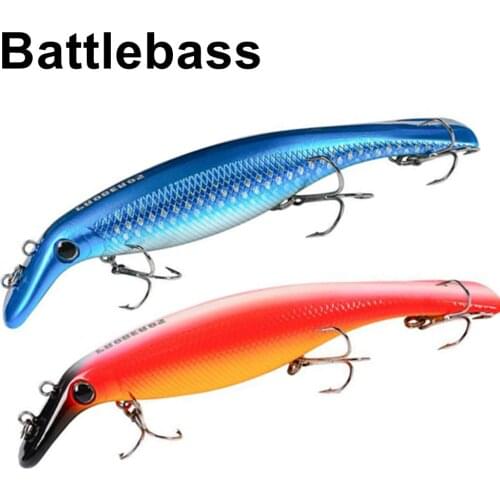 Plastic Minnow lure troll woofer wobler na ryby Crank baits fish pike topwater lures leurre goods for fishing tackle 15cm 33g