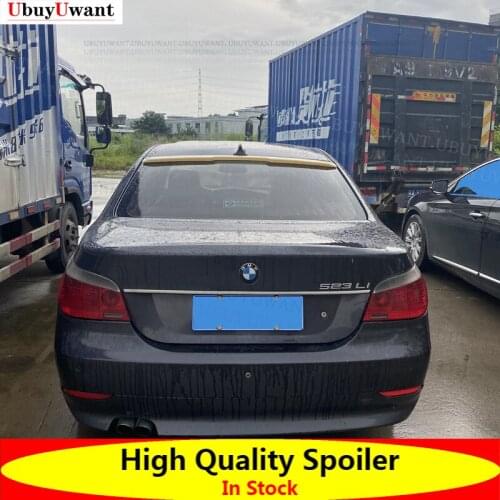Rear Roof Lip Spoiler Fit For BMW E60 BMW M5 5 Series 520i 523i 525i 528i 530i 2005-2010 Spoiler E60 ABS Car Rear Wing Spoiler