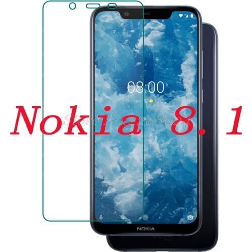 Smartphone 9H Tempered Glass for Nokia 8.1 6.18" Explosion-proof Protective Film Screen Protector cover phone