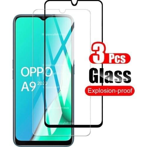 3pcs Screen Protector For OPPO A9 2020 Glass For OPPO A5 2020 Tempered Glass For OPPO A11X 6.5" CPH1937 CPH1939 CPH1941