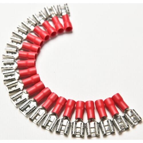 20Pcs/lot Female Male fasten Insulated Crimp Terminal Spade Electrical & Wiring Connector 16-22 AWG Brand New