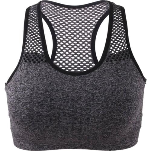 Ladies Vest Fashion Sports Fitness Running Top Seamless Push Up Comfortable Sports Short Solid Color Top