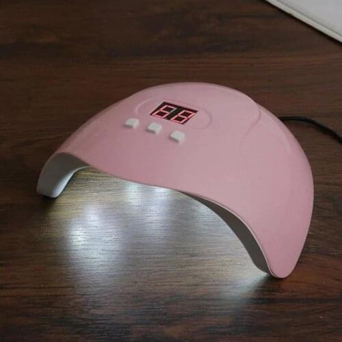 2021 Pink UV LED Nail Lamp 54w Professional Nail Dryer Gel Polish Light for Fingernail Toenail