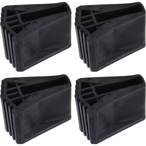 4 Pieces Ladder Feet Pad Ladder Foot Pads Ladder Feet Rubber Cover Furniture Rubber Feet Pad Rubber Material Non-slip